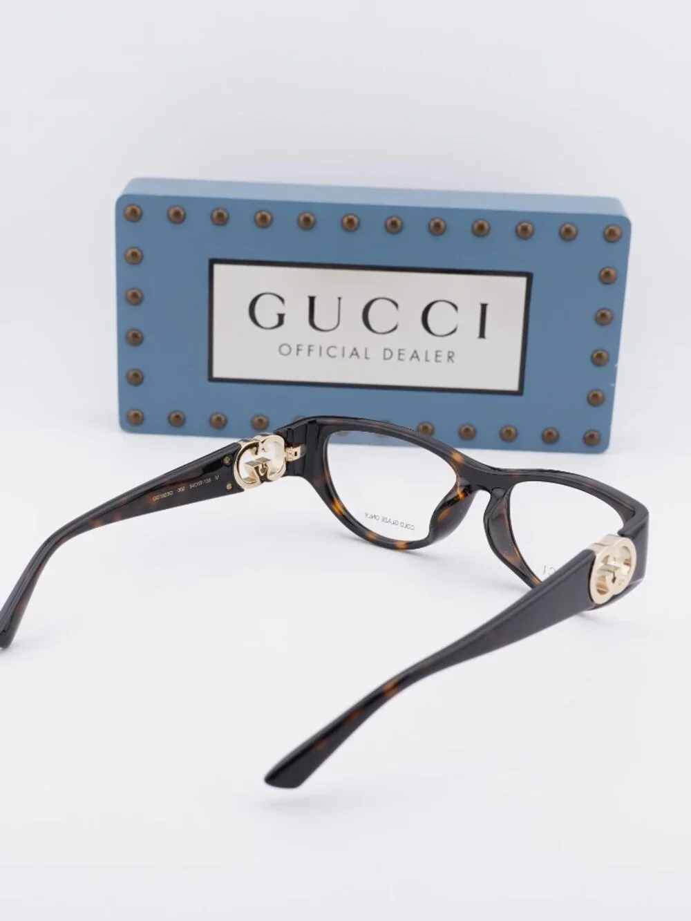 Gucci GG1825O 002 Cat Eye Eyeglasses - Havana 54mm
